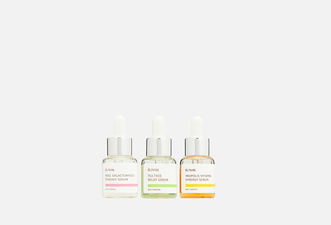iUNIK Trio of mini daily treatment serum Set Daily Serum Trial Kit