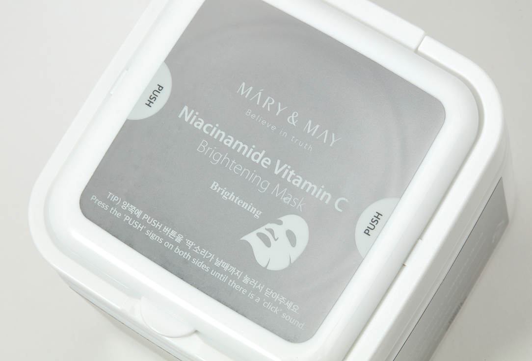 Mary&May Brightening Face Sheet Mask Pack Niacinamide Vitamin C