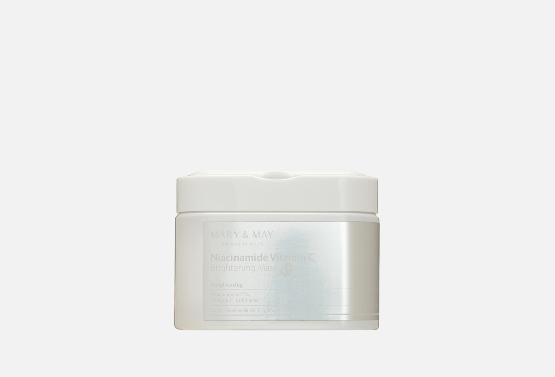 Mary&May Brightening Face Sheet Mask Pack Niacinamide Vitamin C