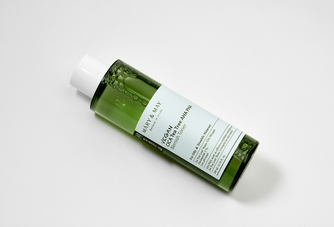 Mary&May Soothing face toner Vegan cica tea tree aha pha blemish