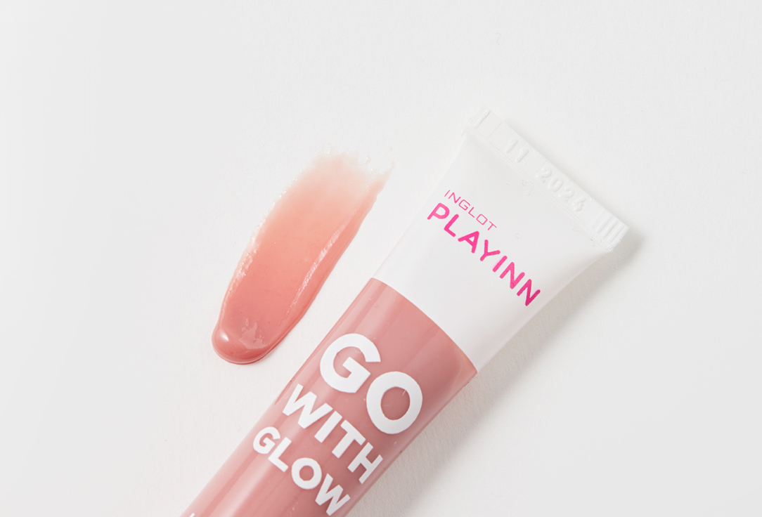 Inglot Nourishing Lip Gloss PlayInn Go with Glow 23, Go with pink 10 ml Inglot Nourishing Lip Gloss PlayInn Go with Glow