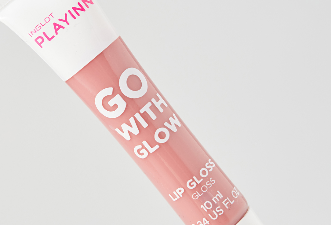 Inglot Nourishing Lip Gloss PlayInn Go with Glow 23, Go with pink 10 ml Inglot Nourishing Lip Gloss PlayInn Go with Glow