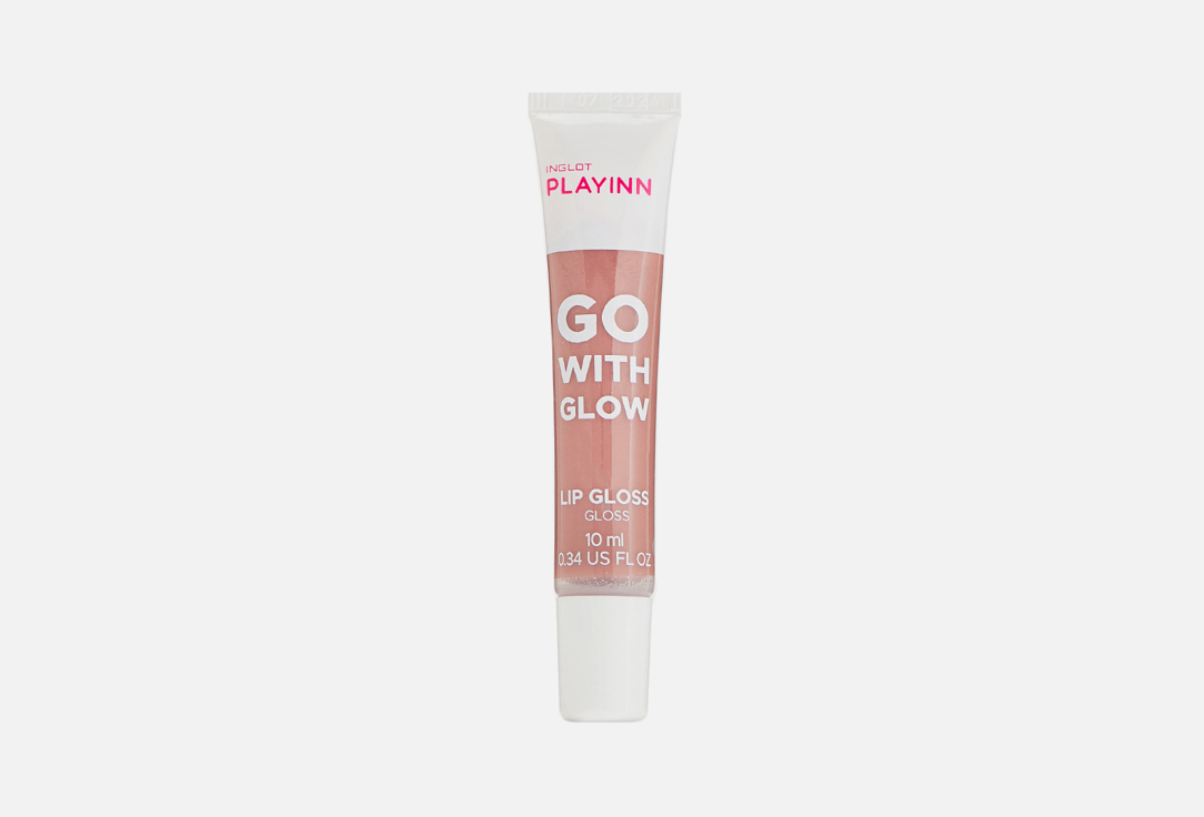 Inglot Nourishing Lip Gloss PlayInn Go with Glow 23, Go with pink 10 ml Inglot Nourishing Lip Gloss PlayInn Go with Glow