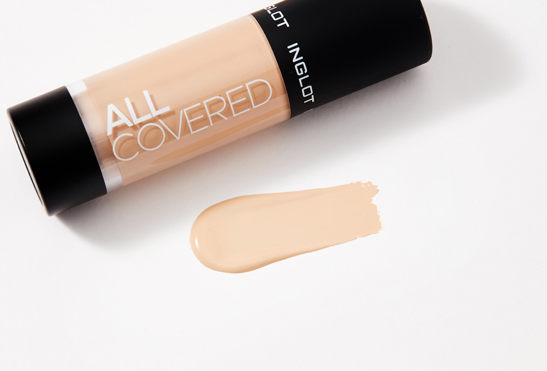 Inglot Стойкий увлажняющий тональный крем для лица All Covered Face LC010 30 мл Inglot Стойкий увлажняющий тональный крем для лица All Covered Face