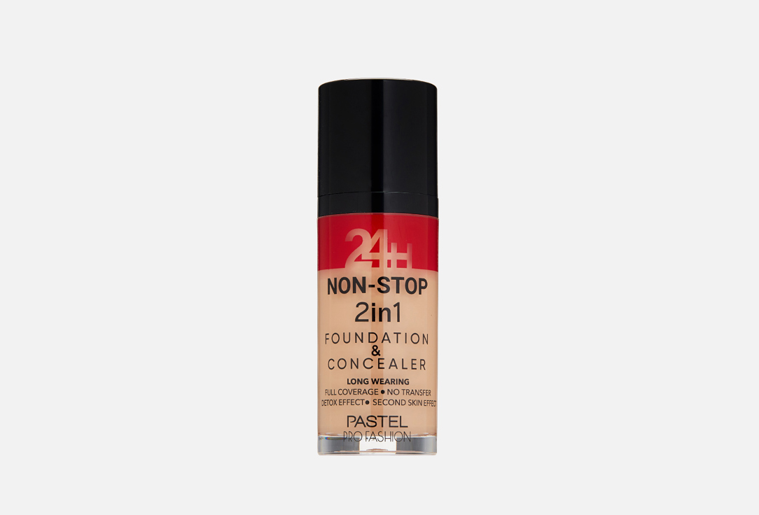 Pastel Cosmetics 2In1 Foundation & Concealer 24H Non-Stop