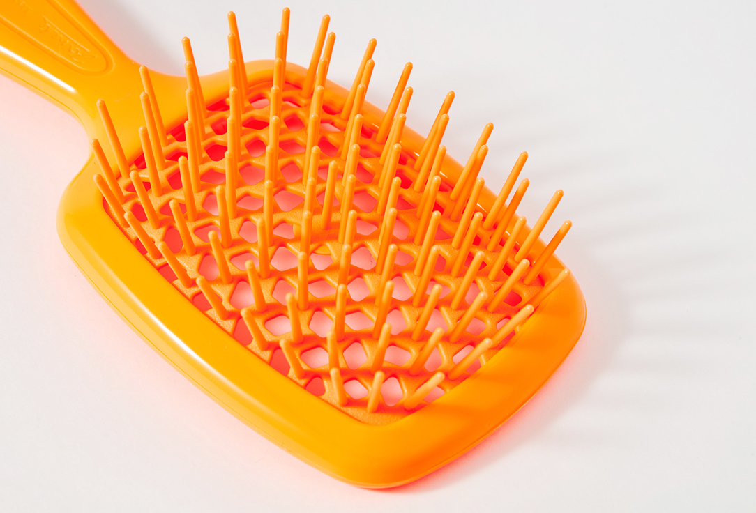 Janeke Small Hair Brush Superbrush Neon orange Janeke Small Hair Brush Superbrush