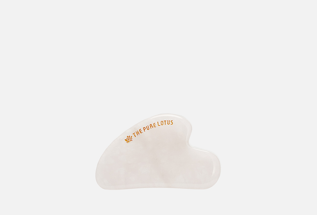 THE PURE LOTUS Gua sha Rose quartz 1 pcs THE PURE LOTUS Gua sha Rose quartz