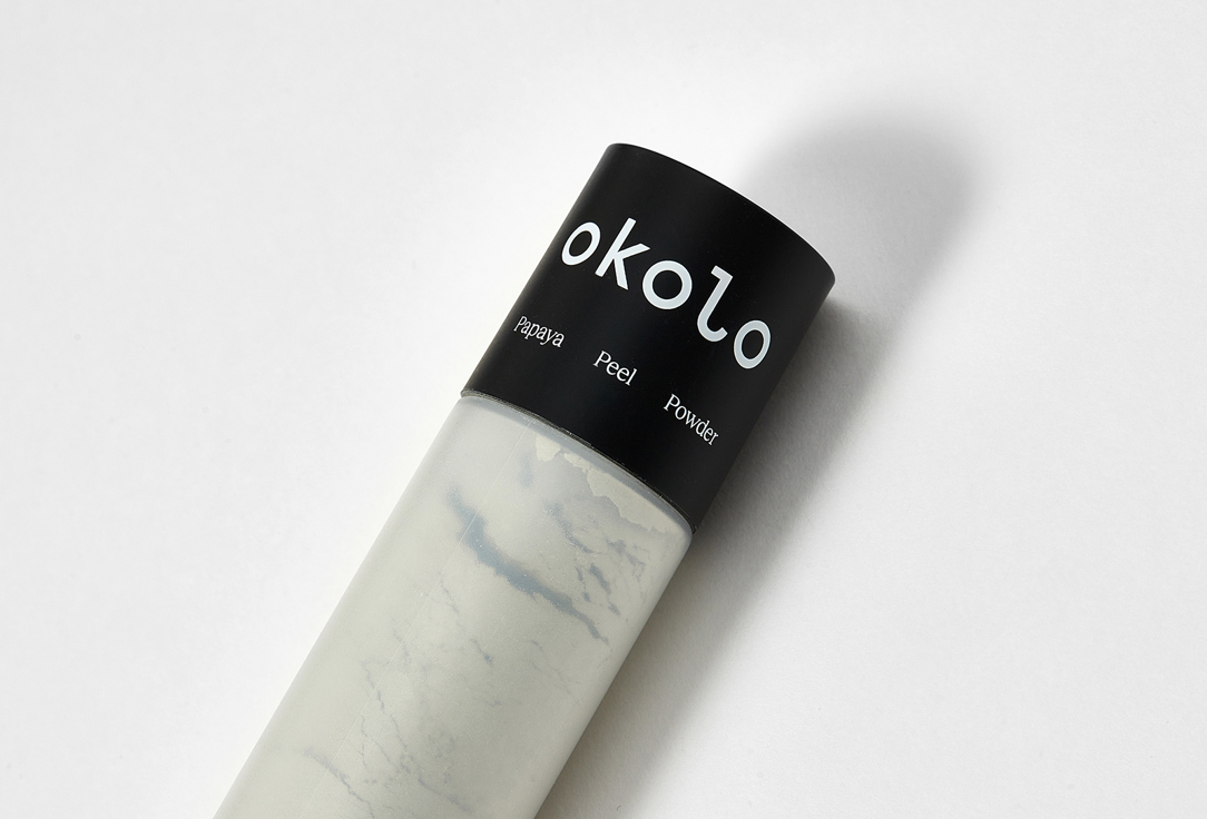 OKOLO Purifying exfoliating treatment for satisfying smoothness Papaya Peel Powder