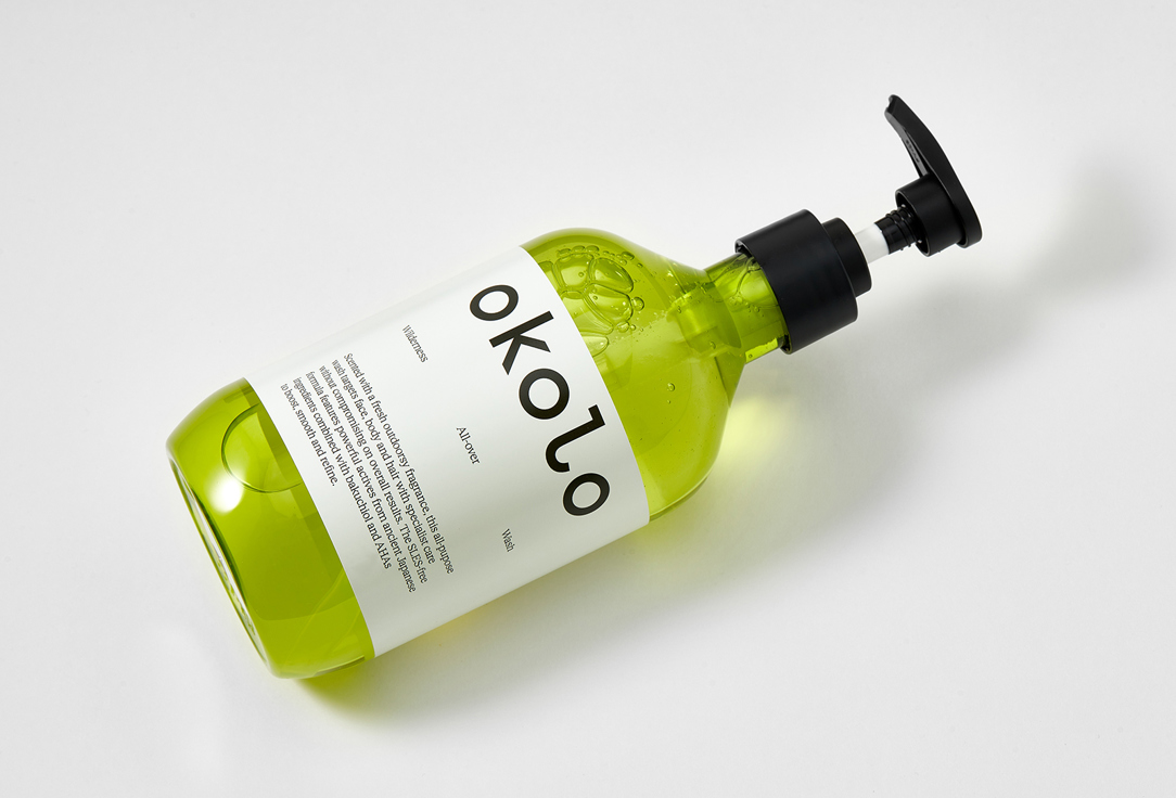OKOLO Cleansing Hair, Face & Body  Wash Wilderness All-over Wash