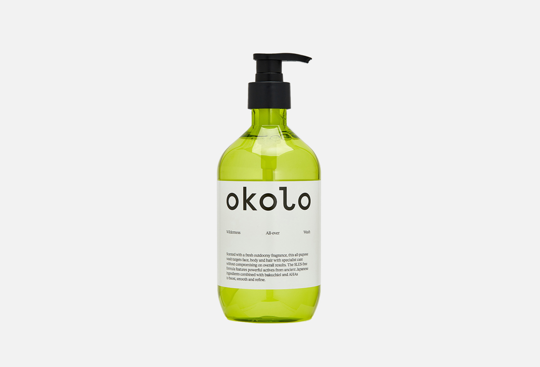 OKOLO Cleansing Hair, Face & Body  Wash Wilderness All-over Wash
