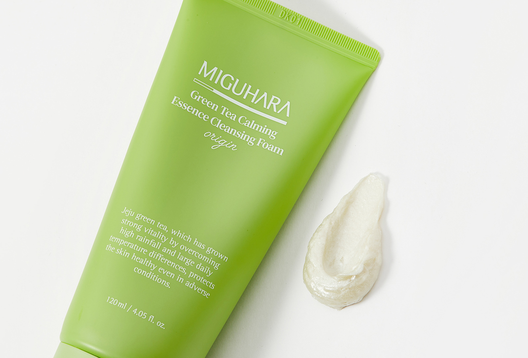 MIGUHARA Soothing Cleansing Face Foam Green Tea Calming Essence Cleansing Foam origin