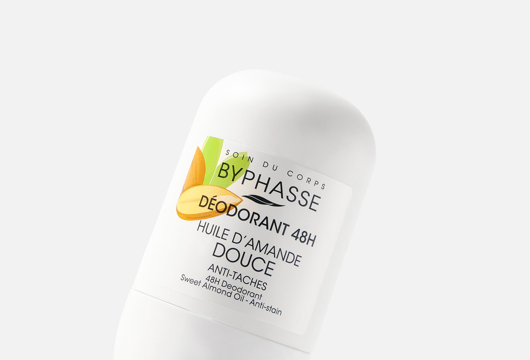 BYPHASSE 48H Roll-on Deodorant Sweet Almond Oil 50 ml BYPHASSE 48H Roll-on Deodorant Sweet Almond Oil