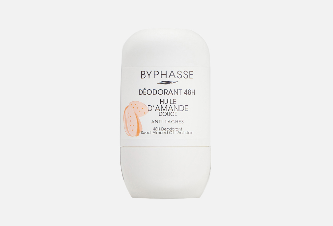 BYPHASSE 48H Roll-on Deodorant Sweet Almond Oil