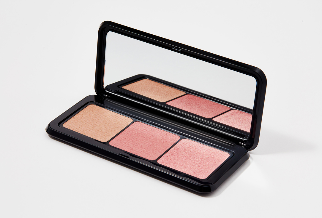 KIKO Milano Палетка для лица: бронзер и румяна MULTI FINISH TRIO BLUSH AND BRONZER PALETTE