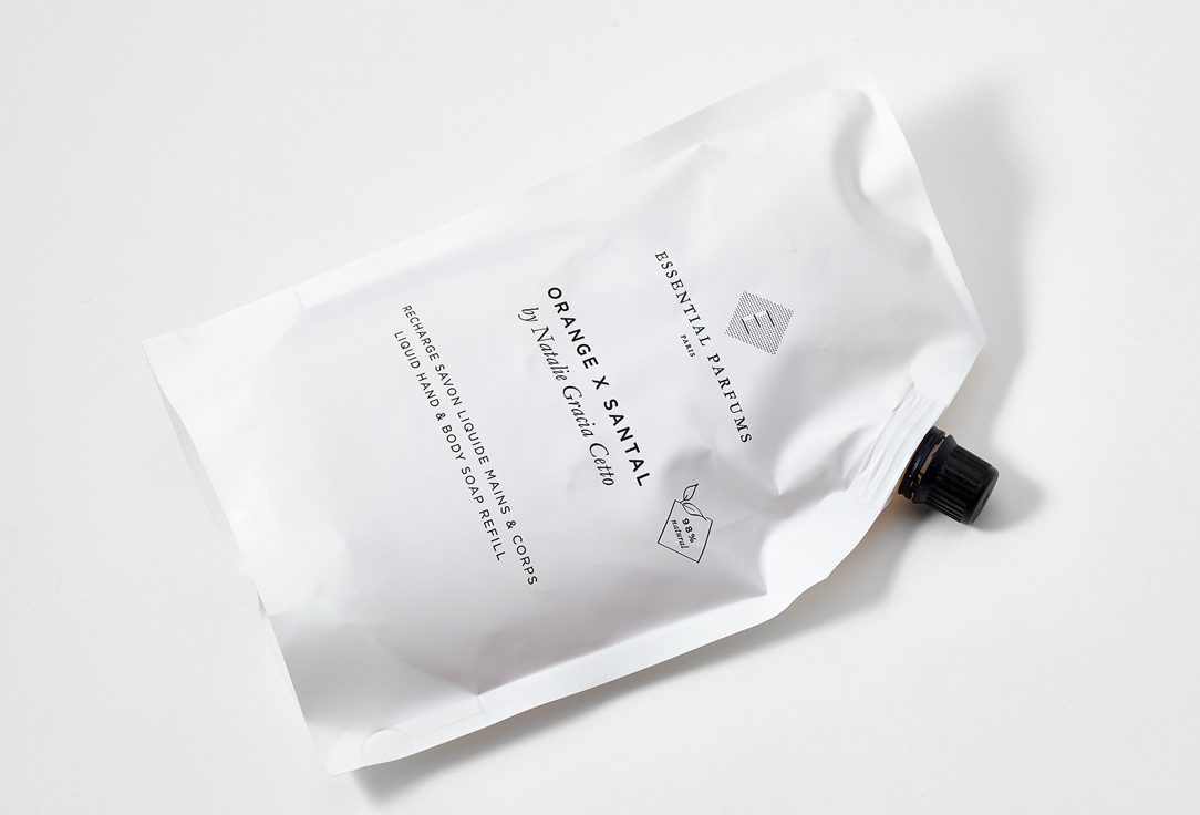 ESSENTIAL PARFUMS PARIS Hand and Body Soap Refill Orange x santal 500 ml ESSENTIAL PARFUMS PARIS Hand and Body Soap Refill Orange x santal