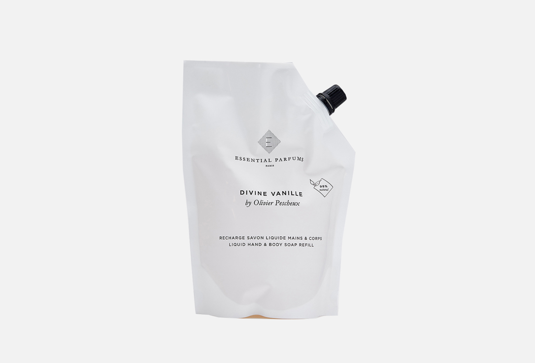 ESSENTIAL PARFUMS PARIS Hand and Body Soap Refill Divine vanille 500 ml ESSENTIAL PARFUMS PARIS Hand and Body Soap Refill Divine vanille