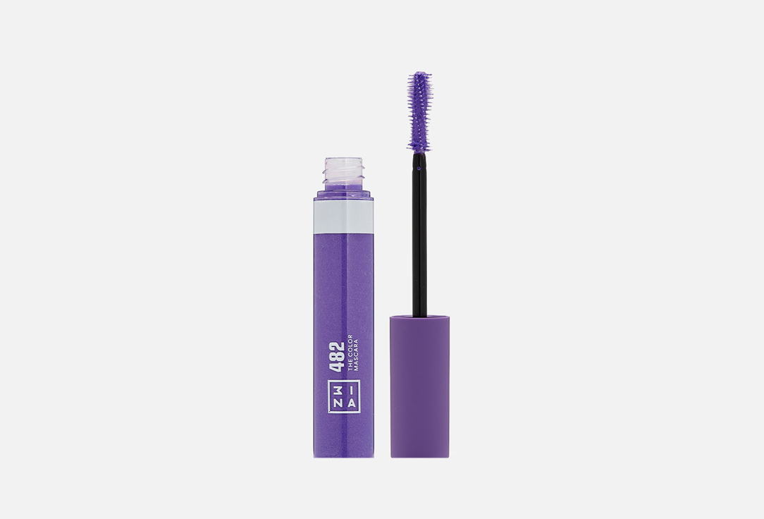 3INA Colored mascara The Color Mascara 482, Bright purple 14 ml 3INA Colored mascara The Color Mascara