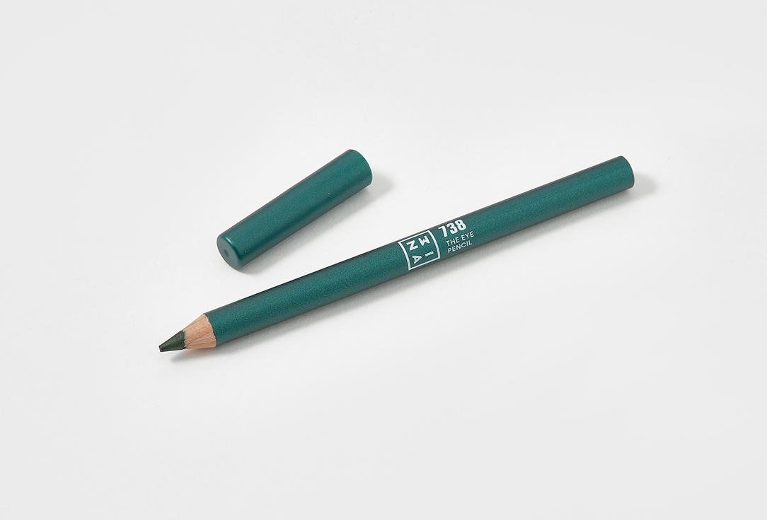 3INA Long-Lasting, waterproof creamy eye pencil The Eye Pencil 738, Olive green 1.22 g 3INA Long-Lasting, waterproof creamy eye pencil The Eye Pencil