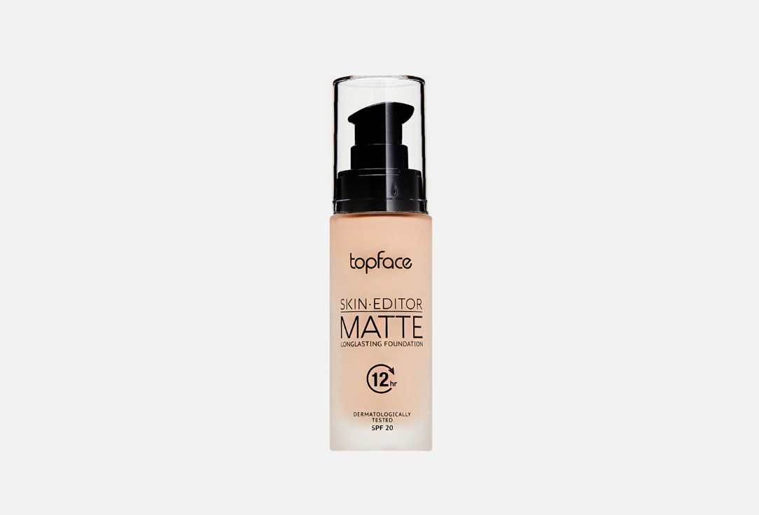 Topface كريم أساس كريمي طويل الثبات سكين إديتور مات