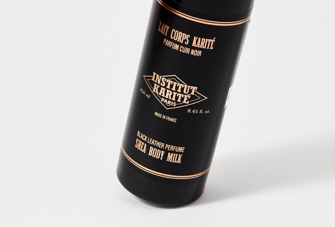 INSTITUT KARITE PARIS Nourishing & Moisturizing body milk Shea Body Milk Black Leather