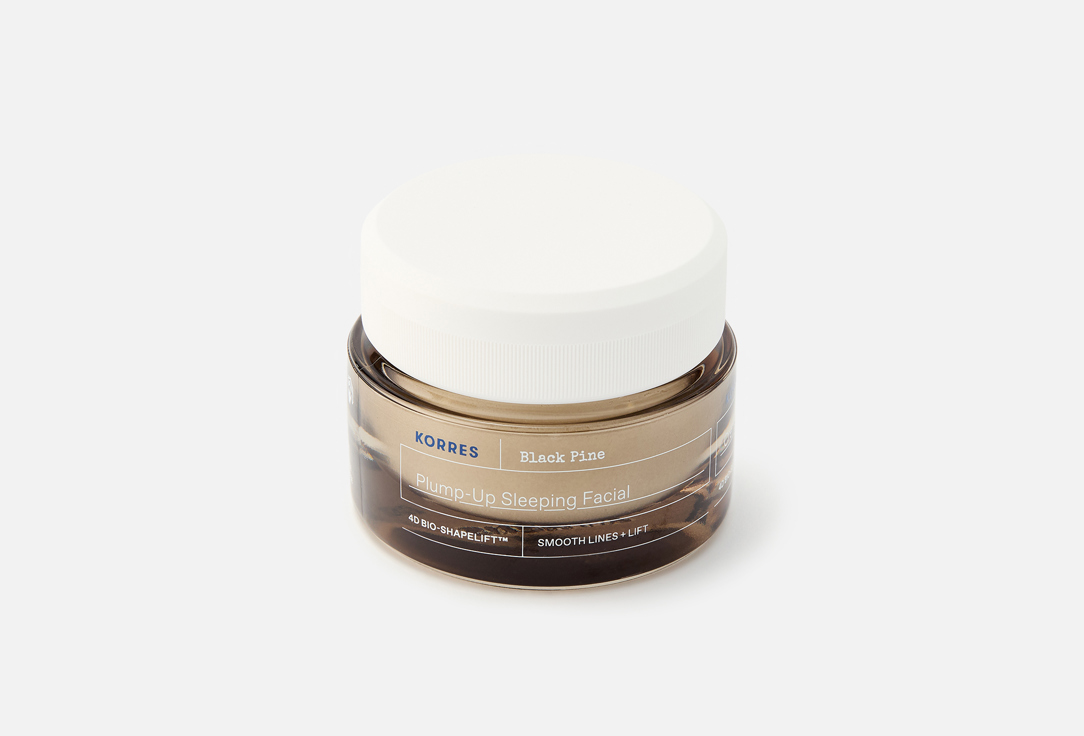 Korres Night skin Plump-up Face Cream BLACK PINE 4D BioShapeLift 40 ml Korres Night skin Plump-up Face Cream BLACK PINE 4D BioShapeLift