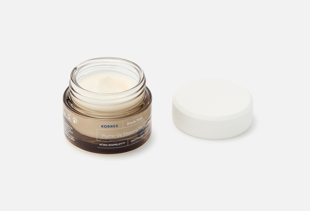 Korres Night skin Plump-up Face Cream BLACK PINE 4D BioShapeLift 40 ml Korres Night skin Plump-up Face Cream BLACK PINE 4D BioShapeLift