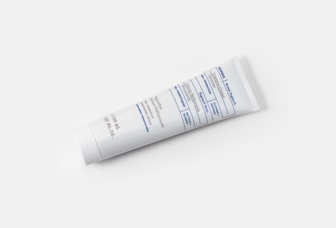 Korres Foaming Cream Cleanser Greek Yoghurt