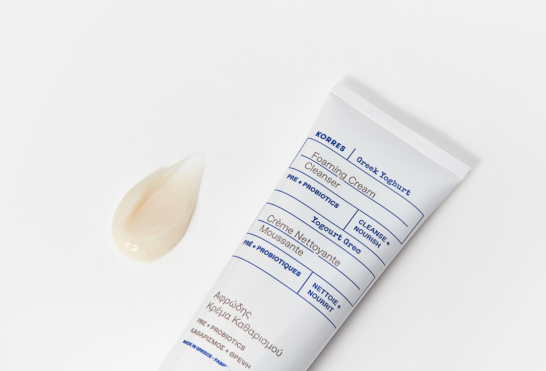 Korres Foaming Cream Cleanser Greek Yoghurt