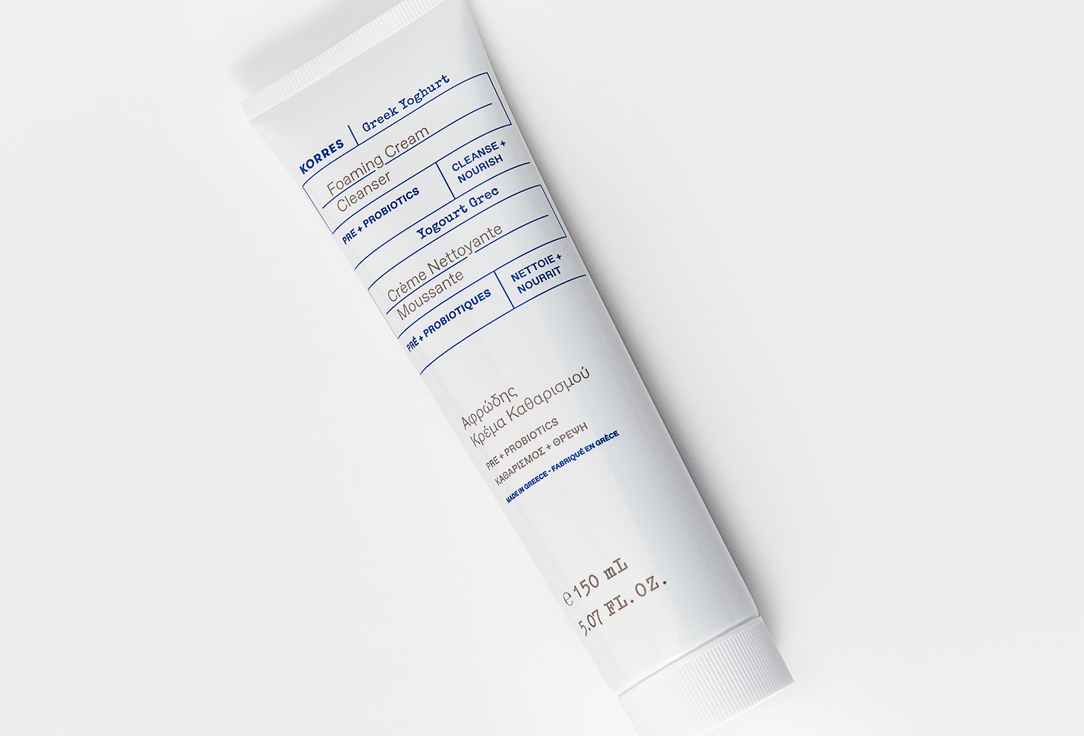 Korres Foaming Cream Cleanser Greek Yoghurt