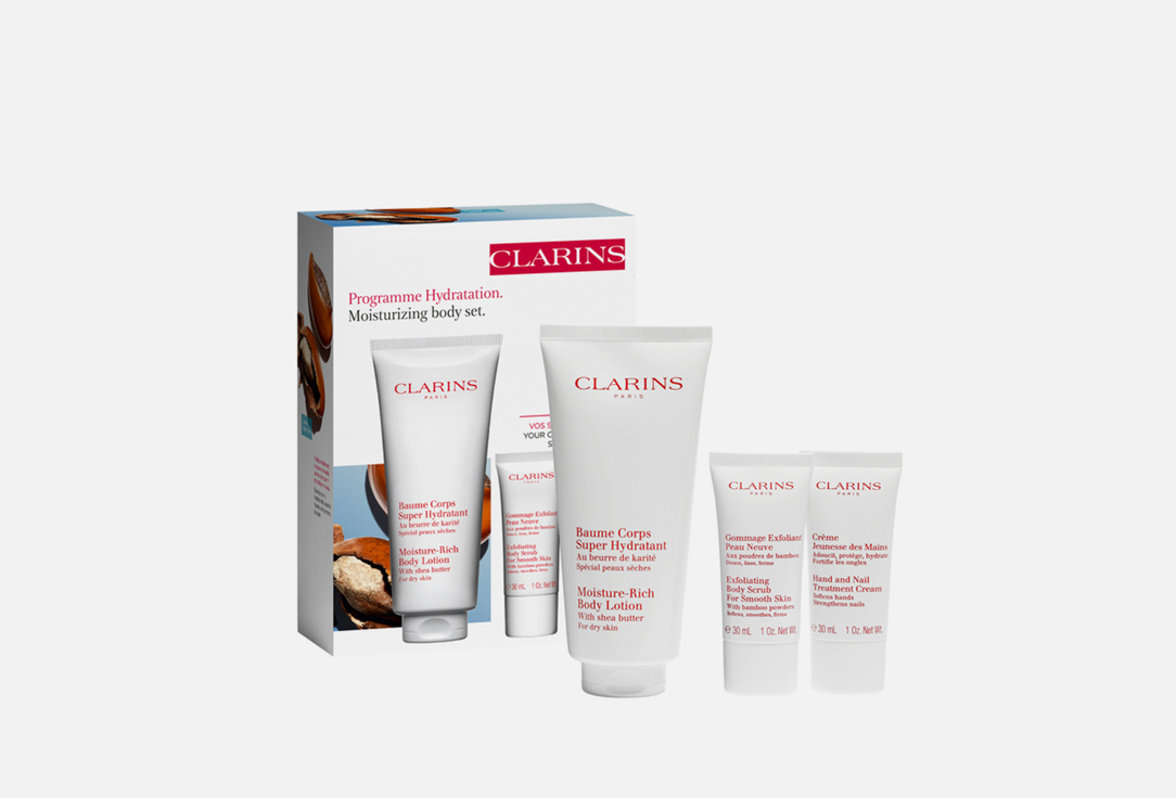 Clarins Body care set Body Moisturizing 3 pcs Clarins Body care set Body Moisturizing