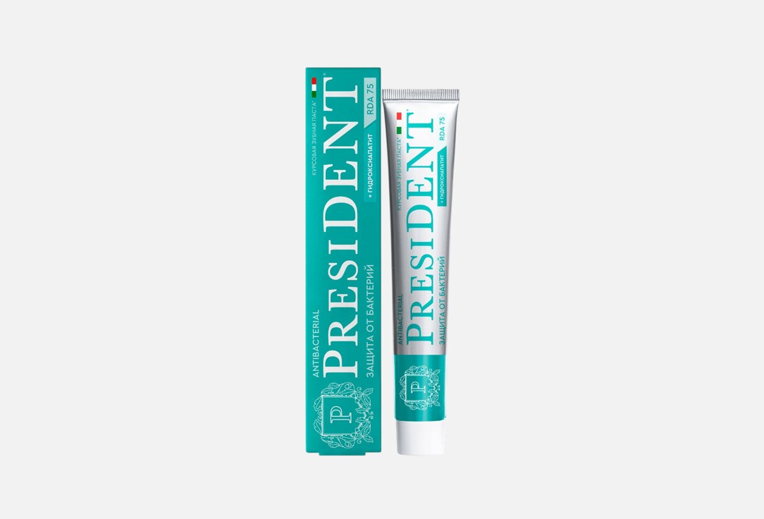 PresiDENT Зубная паста Antibacterial 75 г PresiDENT Зубная паста Antibacterial