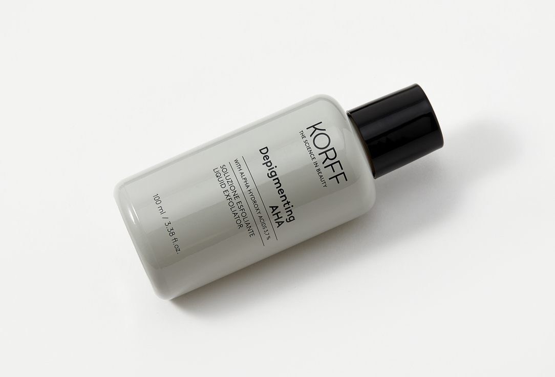 KORFF Exfoliating Face Treatment Depigmenting AHA Liquid Exfoliator 100 ml KORFF Exfoliating Face Treatment Depigmenting AHA Liquid Exfoliator