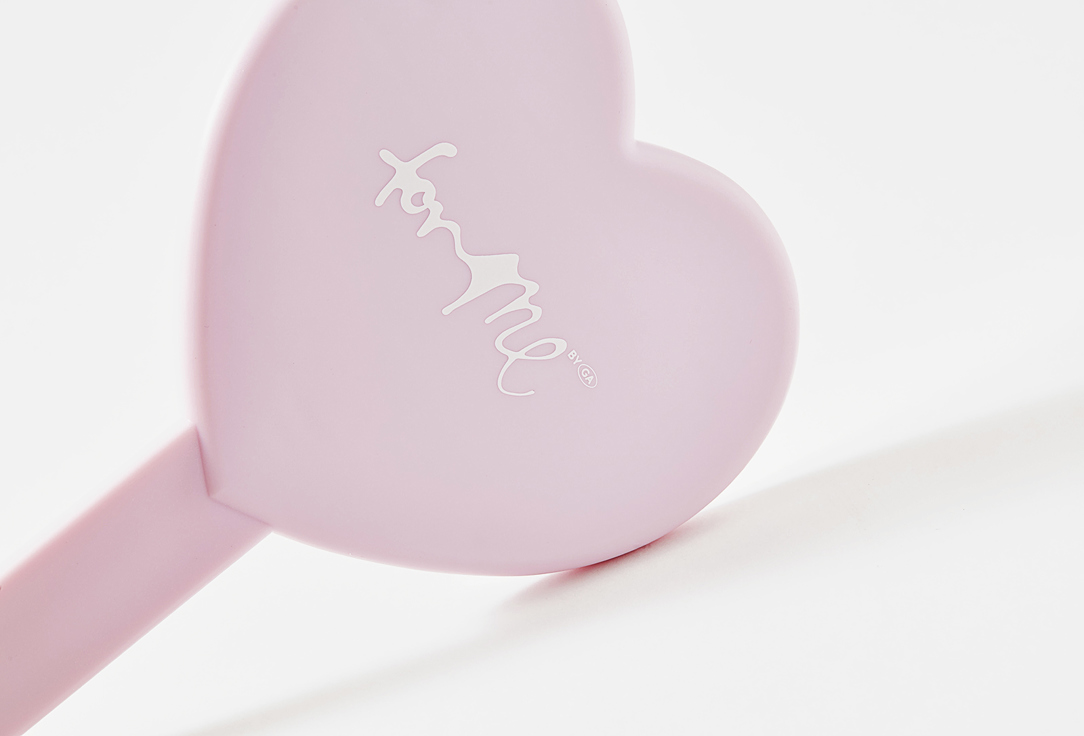 For me by gold apple Hand mirror Pink heart