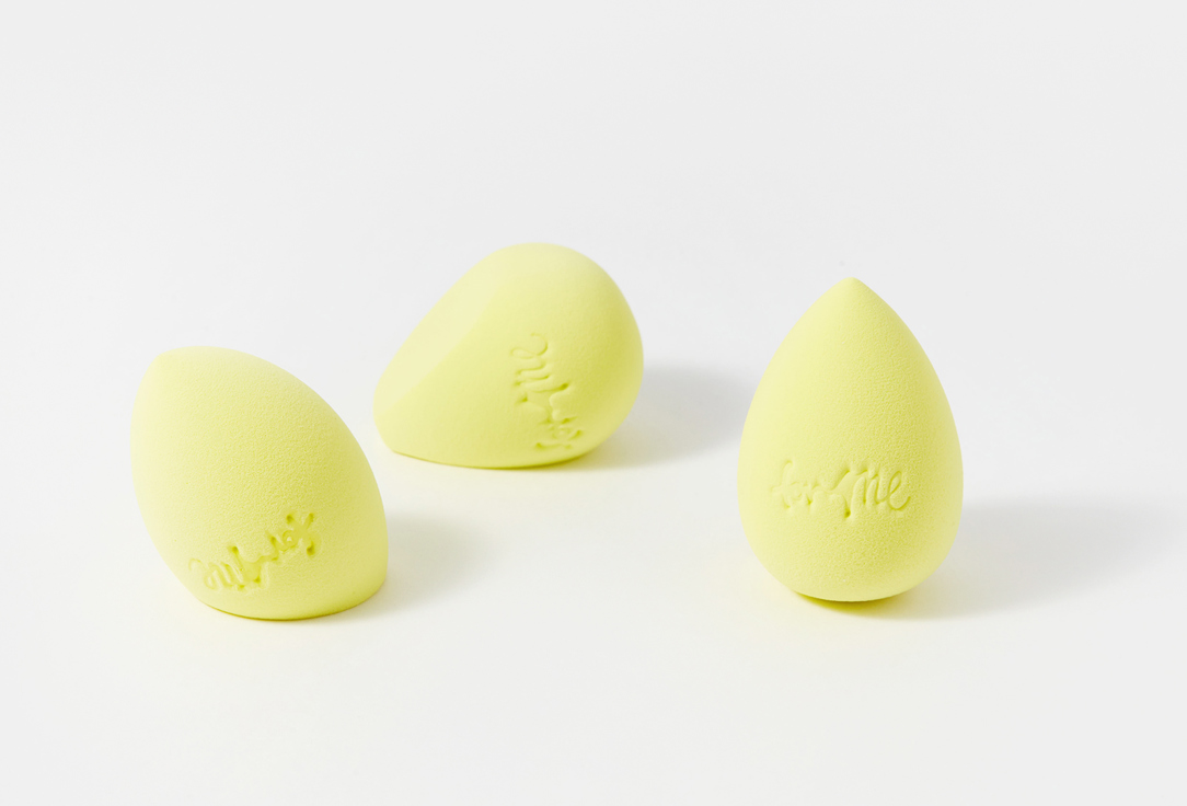 For me by gold apple Makeup sponge set lime