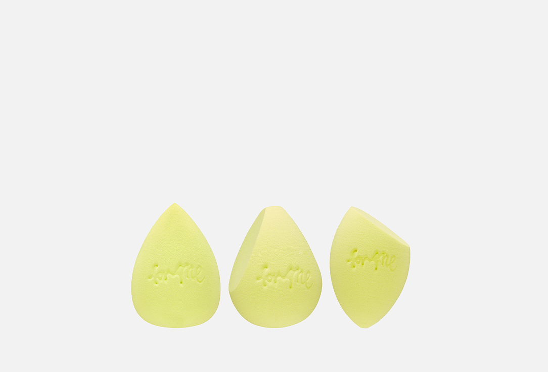 For me by gold apple Makeup sponge set lime