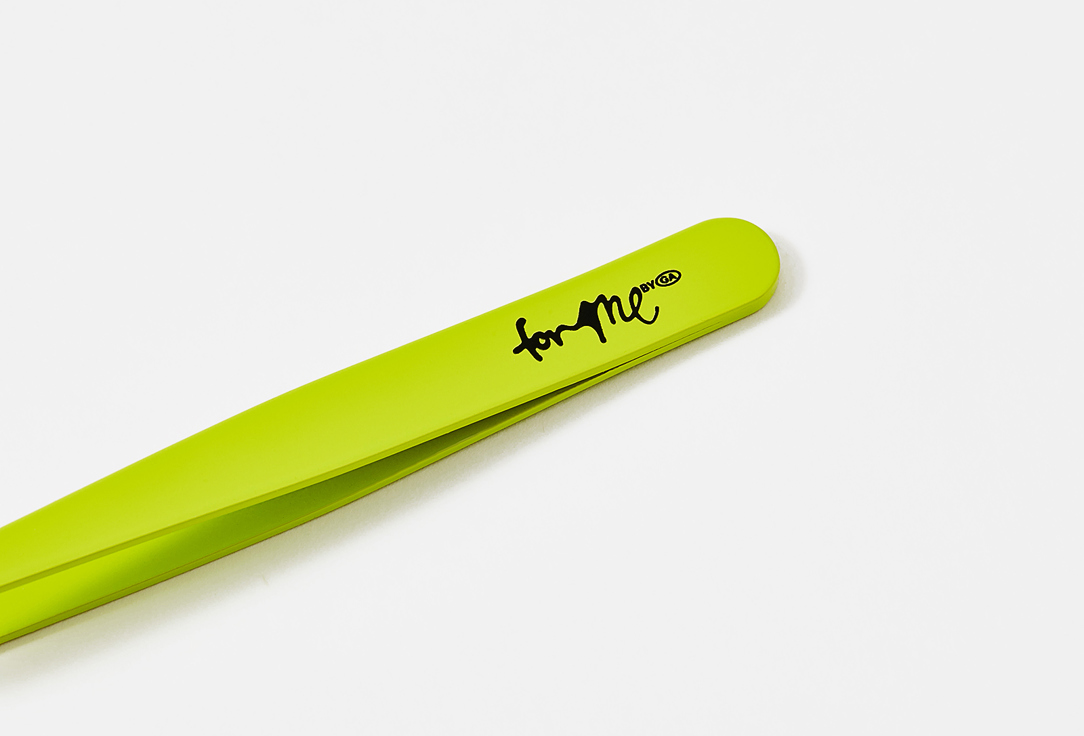 For me by gold apple Slant tweezer Tweezer Lime 1 pcs For me by gold apple Slant tweezer Tweezer