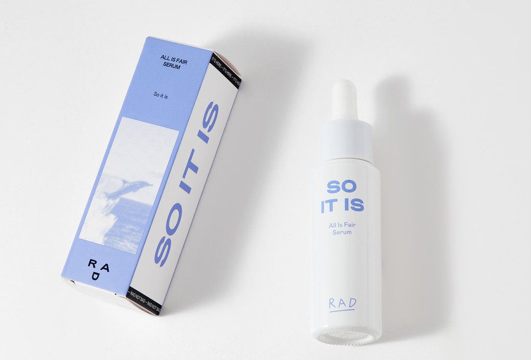 RAD BHA-ACID AND ZINC FACE SERUM all is fair serum 27 ml RAD BHA-ACID AND ZINC FACE SERUM all is fair serum