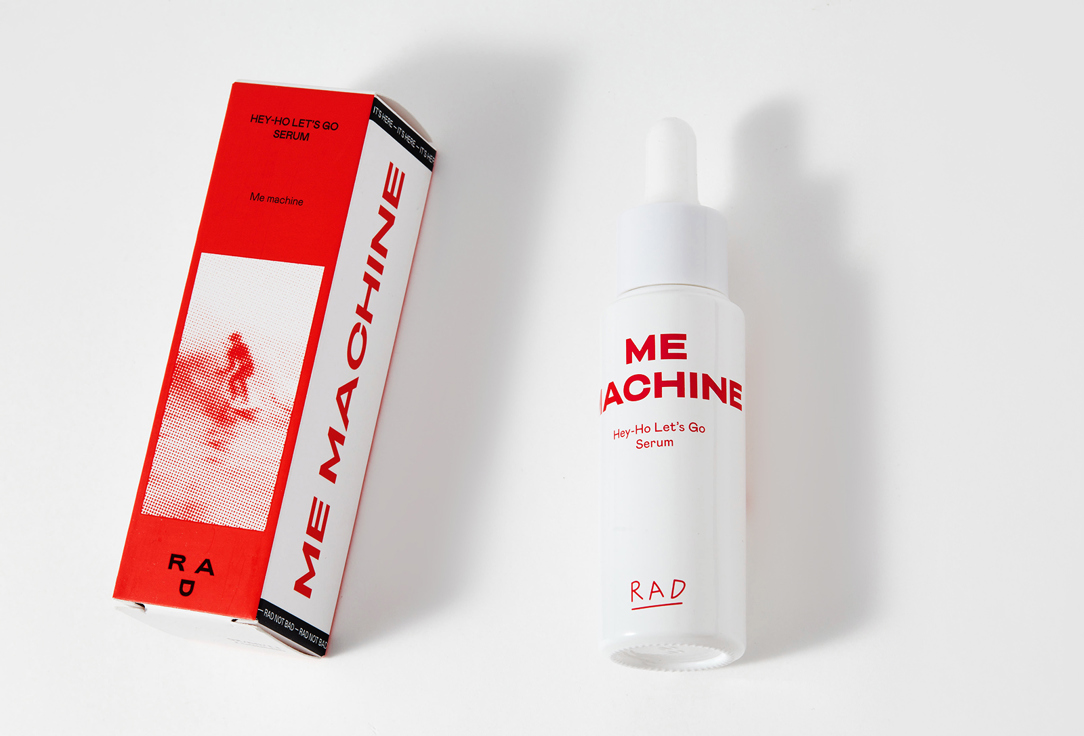 RAD HYALURONIC ACID AND VITAMIN B5 FACE SERUM hey-ho let's go serum 27 ml RAD HYALURONIC ACID AND VITAMIN B5 FACE SERUM hey-ho let's go serum