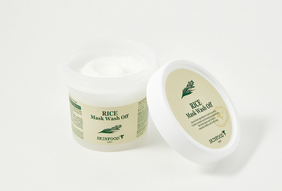 SKINFOOD Brightening nourishing wash-off face mask Rice Mask Wash Off