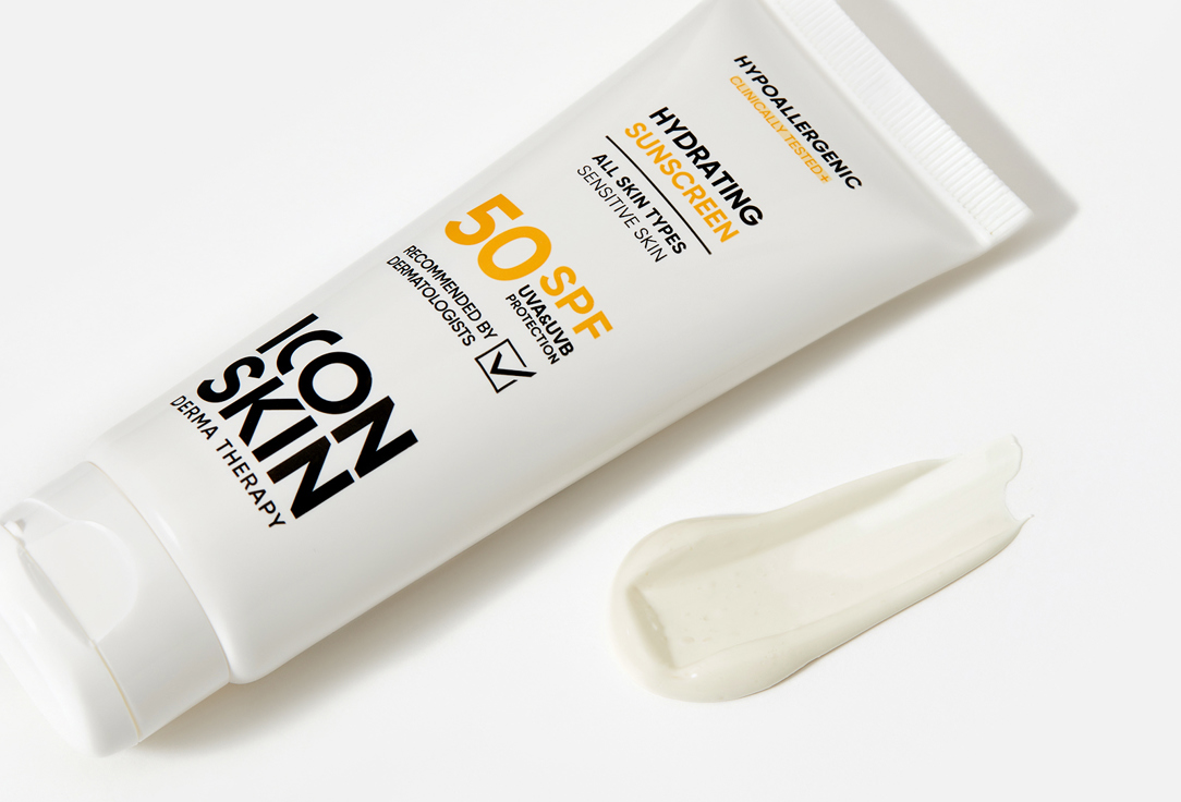 ICON SKIN Cream Sunscreen SPF50 Hydrating sunscreen