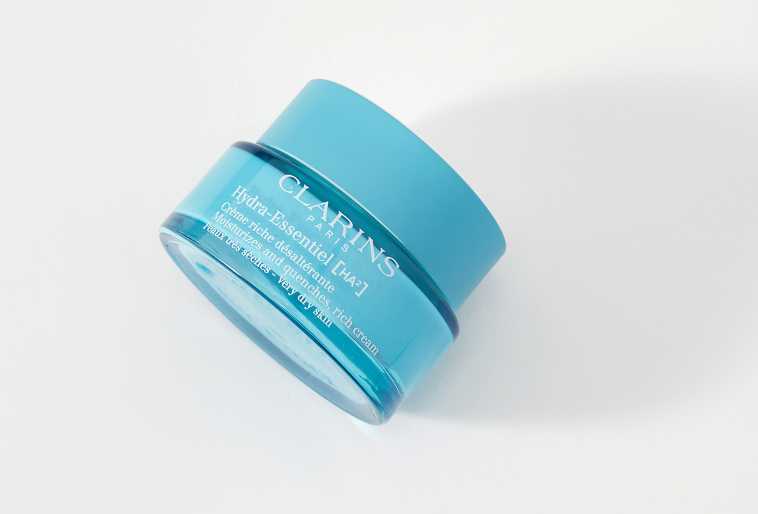 Clarins Rich, moisturizing day cream for very dry skin. Hydra-Essentiel Rich