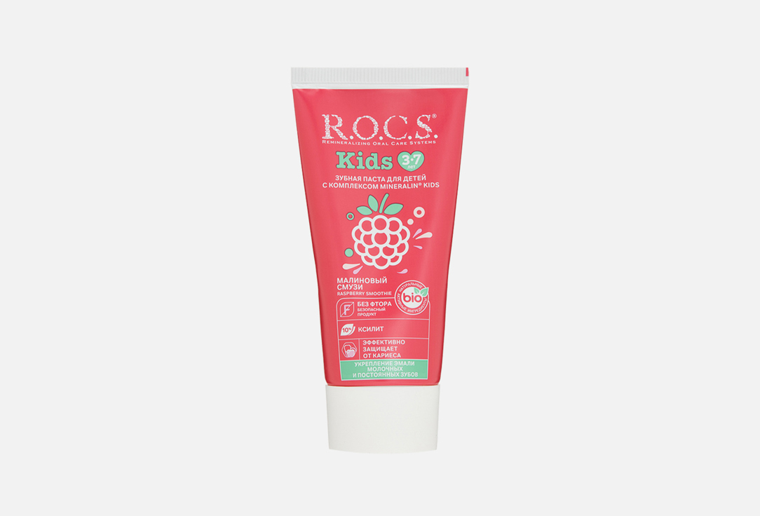 R.O.C.S Toothpaste for Kids 3–7 years Raspberry Smoothie