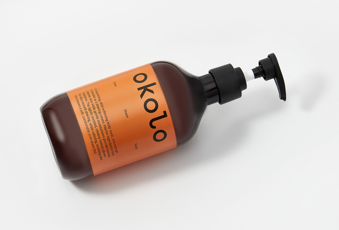 OKOLO Shave-friendly body gel-conditioner Close Shave Wash 500 ml OKOLO Shave-friendly body gel-conditioner Close Shave Wash