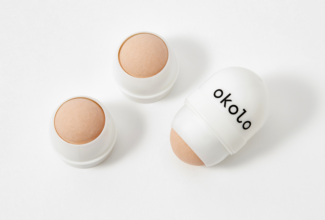 OKOLO Set of volcanic roller and refills for matte and fresh skin Matte Volcano Roller