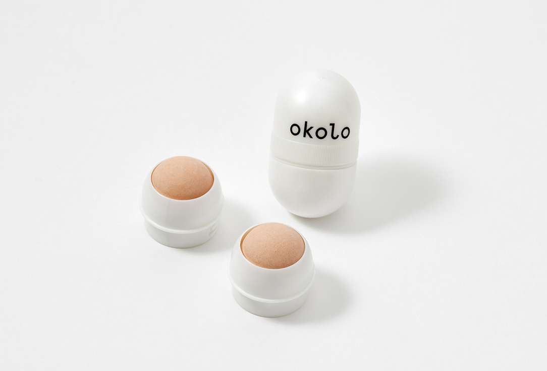 OKOLO Set of volcanic roller and refills for matte and fresh skin Matte Volcano Roller