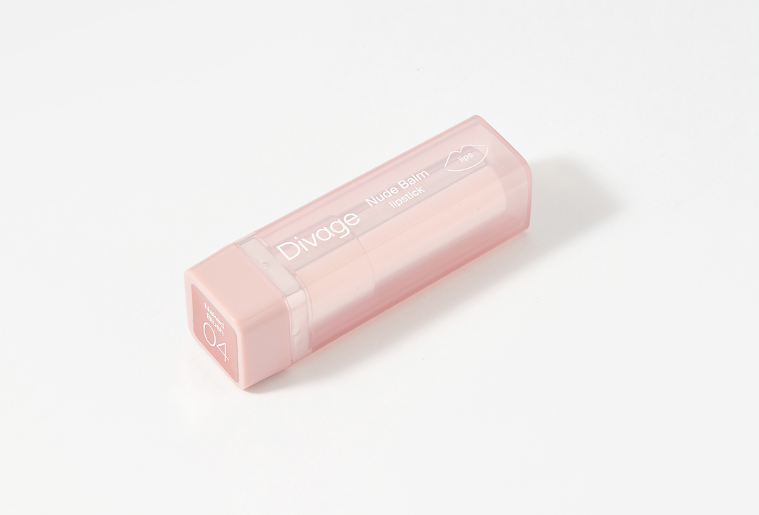 Divage Lipstick Nude Balm 04, Cool pink nude 4 g Divage Lipstick Nude Balm