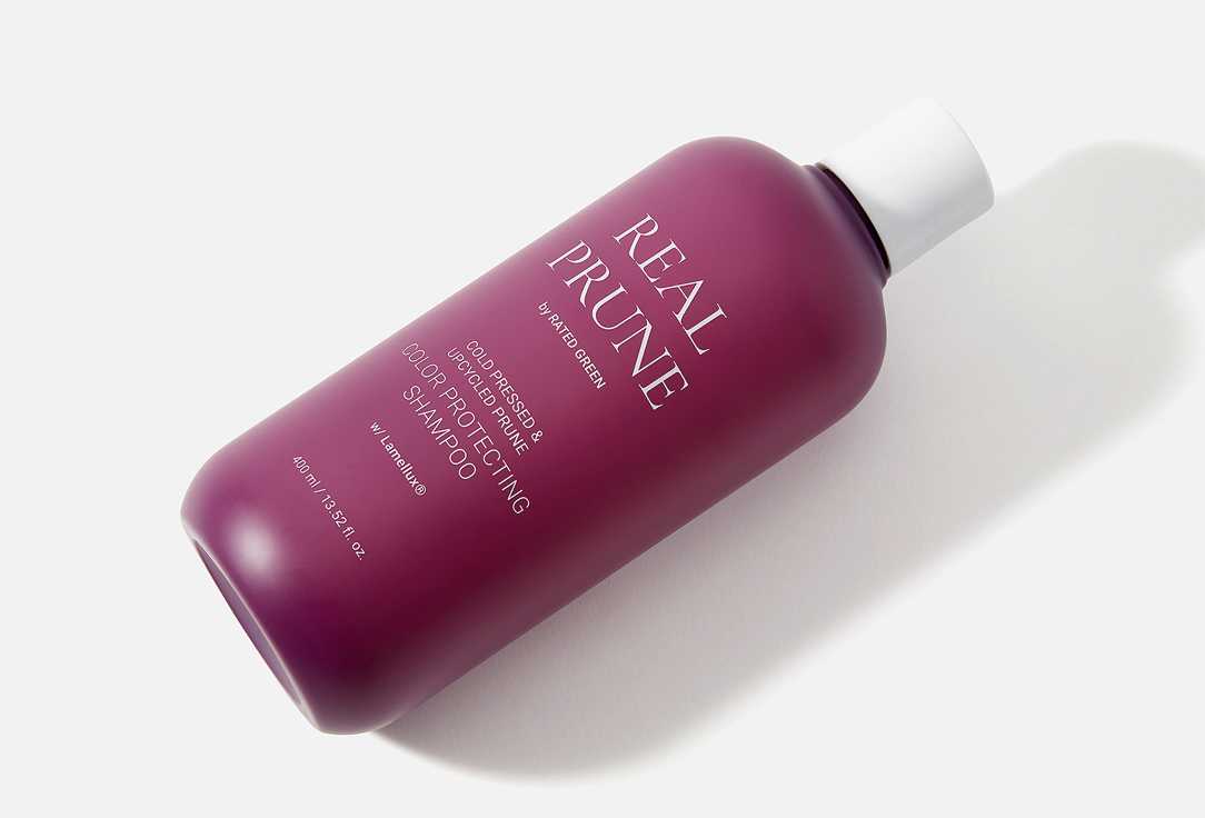 RATED GREEN Hydrating & Color Protecting Shampoo REAL PRUNE Cold Pressed & Upcycled Prune Oil 400 ml RATED GREEN Hydrating & Color Protecting Shampoo REAL PRUNE Cold Pressed & Upcycled Prune Oil