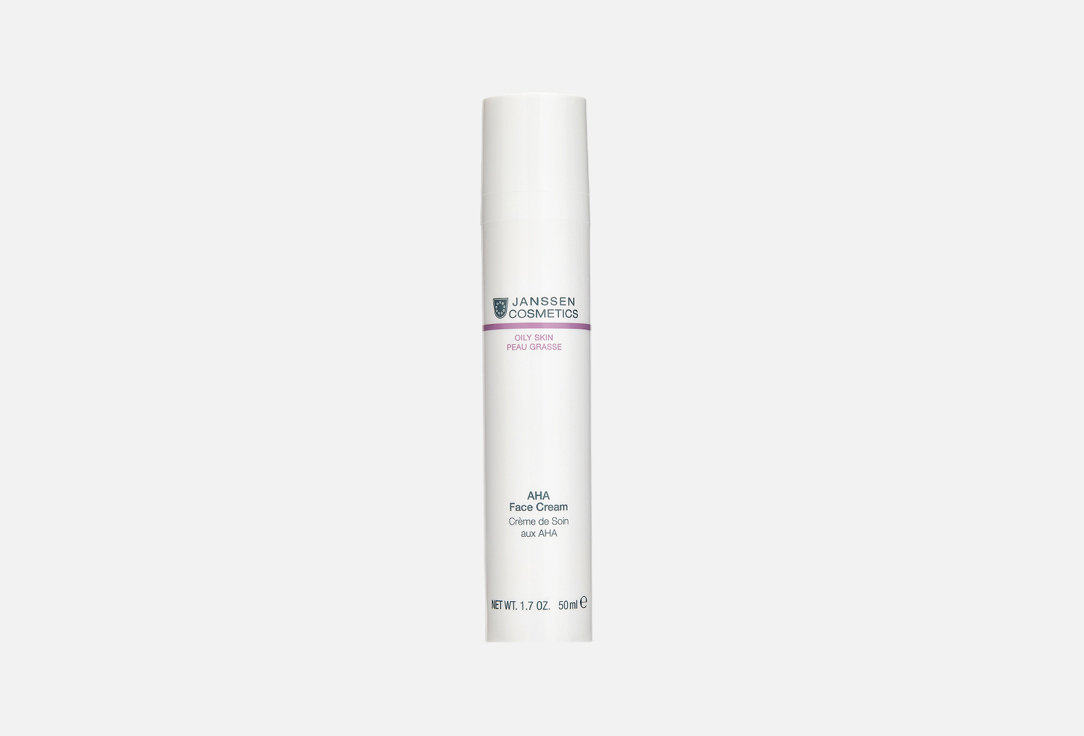 Janssen Cosmetics AHA Face Cream OILY SKIN 50 ml Janssen Cosmetics AHA Face Cream OILY SKIN