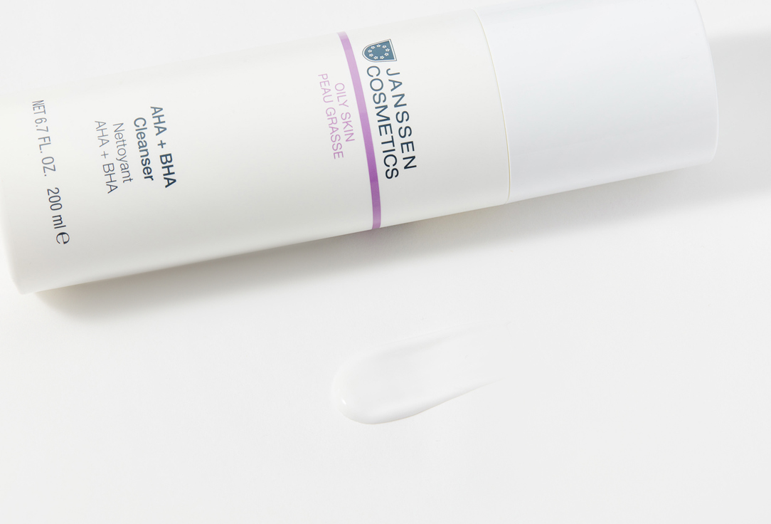 Janssen Cosmetics AHA+BHA Cleanser OILY SKIN 200 ml Janssen Cosmetics AHA+BHA Cleanser OILY SKIN