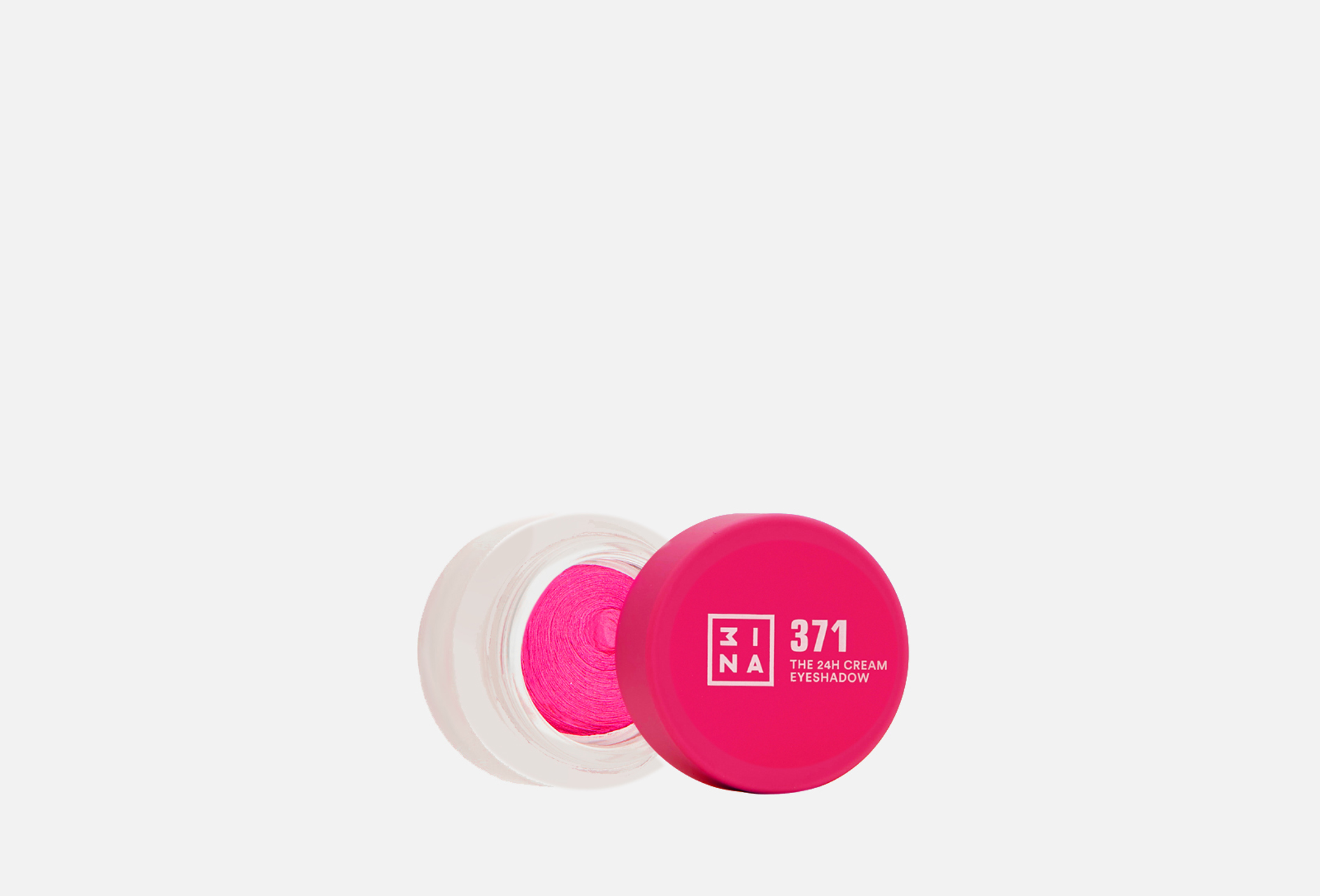 The 24H Cream Eyeshadow  3 371, Hot pink